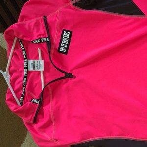 PINK quarter zip up